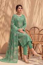 Parado by Breeza Fashion - 3PC Unstitched Embroidered Lawn Suit (Light Green)