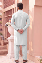 Alkaram – Men’s Unstitched Wash & Wear Fabric (White)