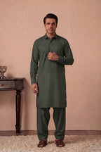 KBC Fashion – Men’s Unstitched Wash & Wear Fabric (Dark Sage)