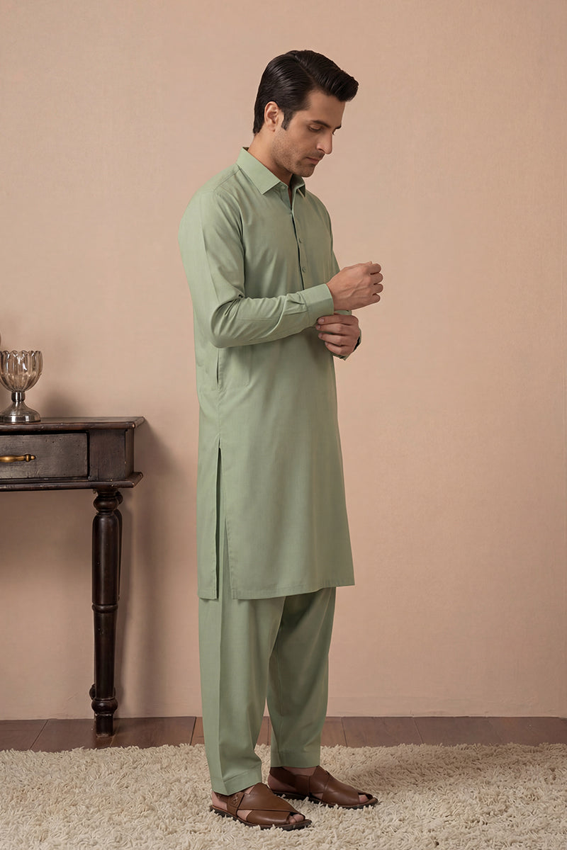 KBC Fashion – Men’s Unstitched Wash & Wear Fabric (Jade)