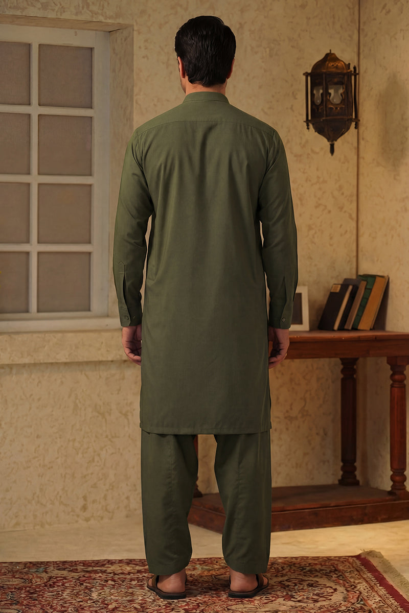 KBC Fashion – Men’s Unstitched Wash & Wear Fabric (Seaweed)