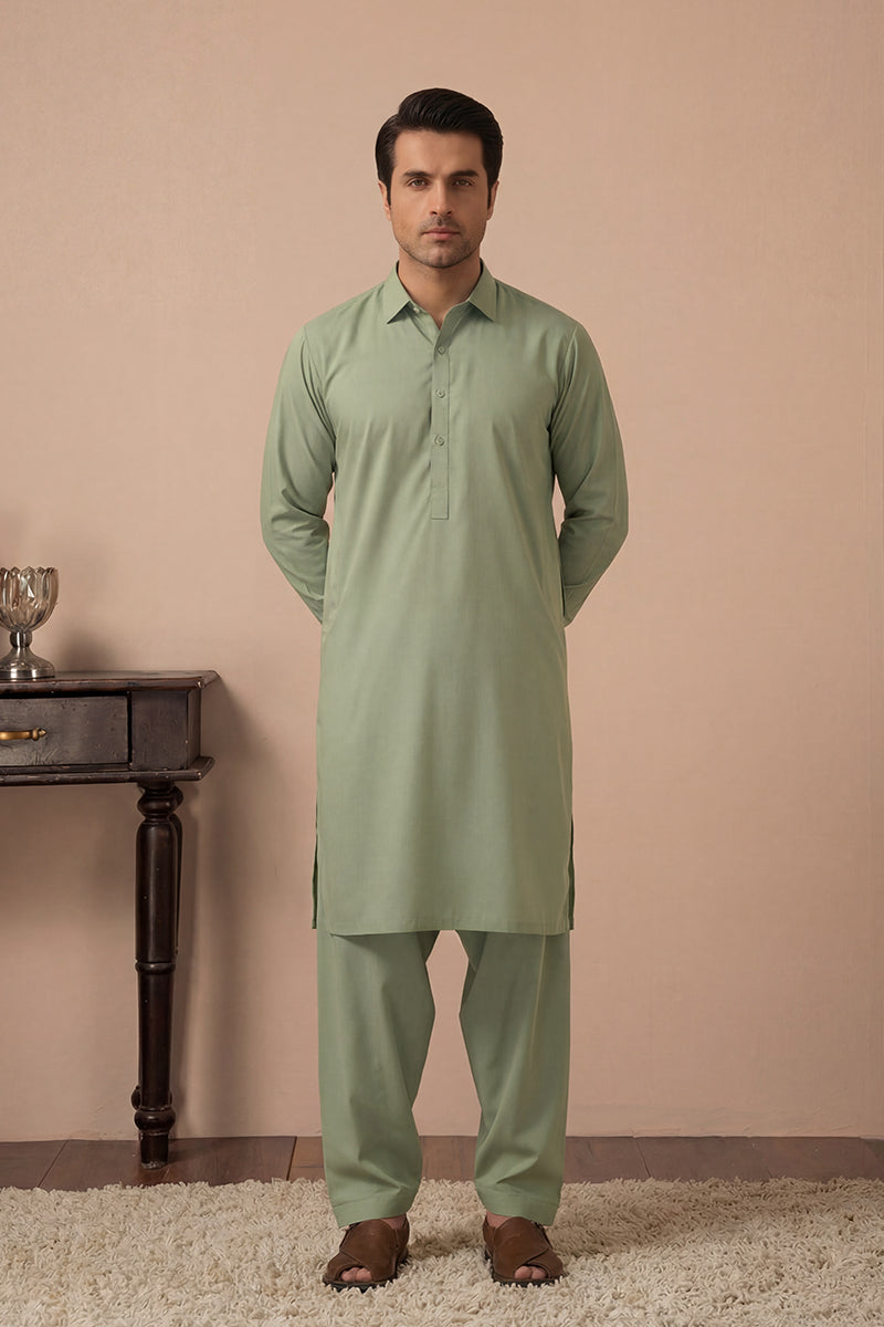 KBC Fashion – Men’s Unstitched Wash & Wear Fabric (Jade)