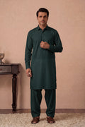 KBC Fashion – Men’s Unstitched Wash & Wear Fabric (Dark Forest Green)