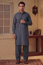 KBC Fashion – Men’s Unstitched Wash & Wear Fabric (Charcoal Gray)