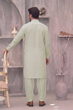 KBC Fashion – Men’s Unstitched Wash & Wear Fabric (Ice Green)