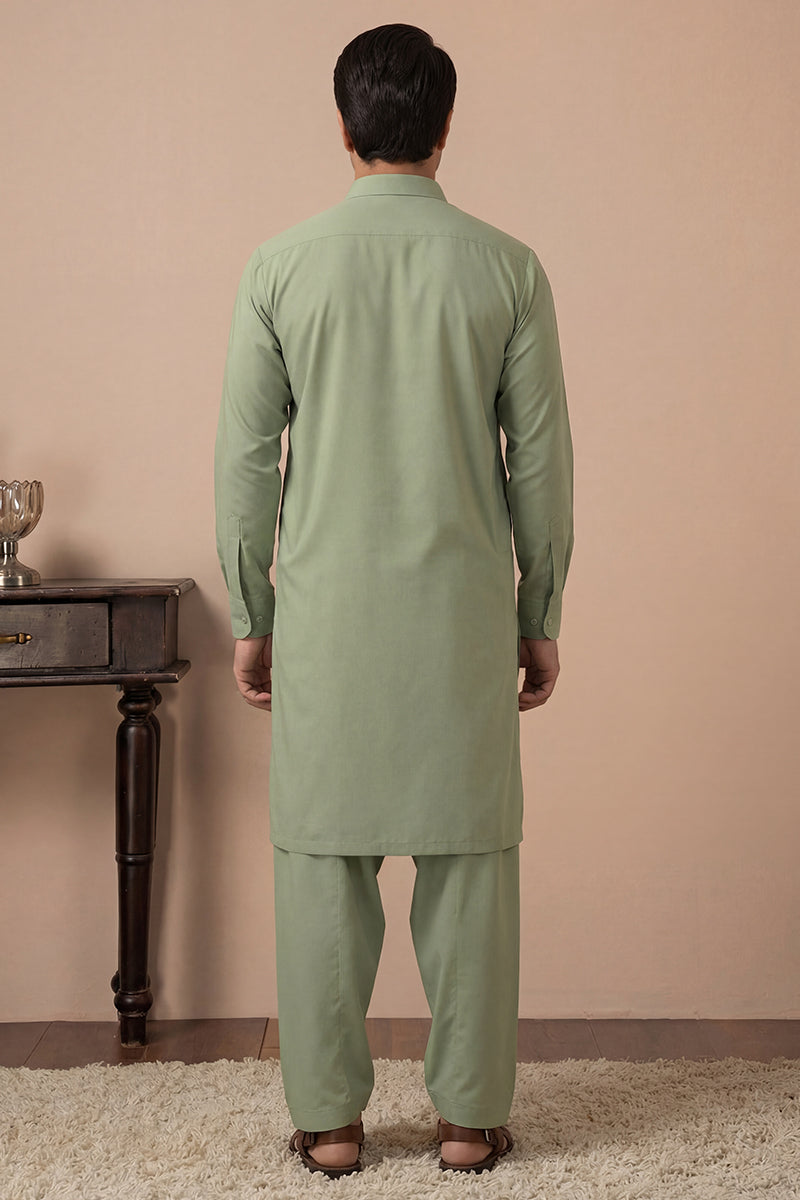 KBC Fashion – Men’s Unstitched Wash & Wear Fabric (Jade)