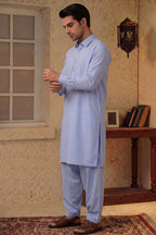 KBC Fashion – Men’s Unstitched Wash & Wear Fabric (Pastel Periwinkle)