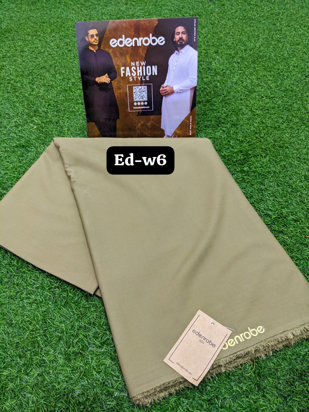 Edenrobe Men's unstiched Suit Washing Wear