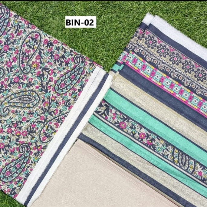BIN SAEED | 3-Piece Printed Lawn Suit