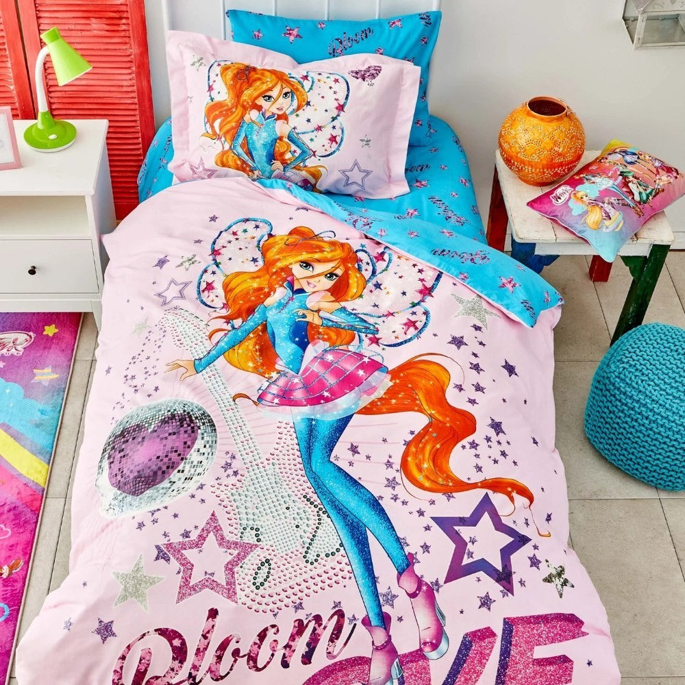 Winx Club Girls Duvet Cover Set – 100% Cotton