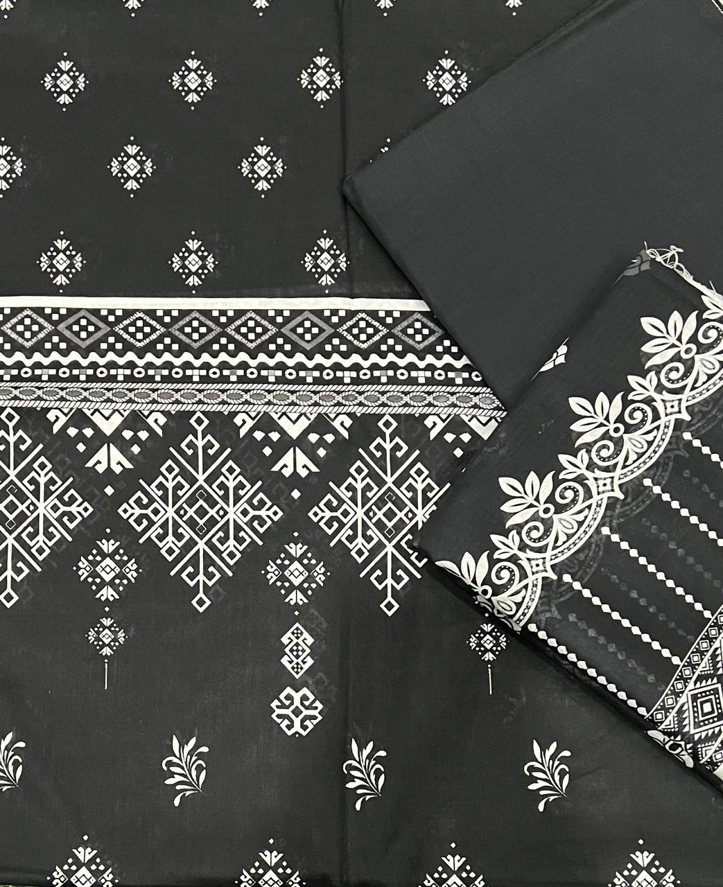 Bin Saeed | 3-Piece Printed Lawn Suit