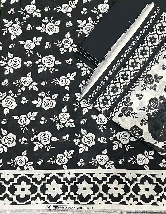 Bin Saeed | 3-Piece Printed Lawn Suit