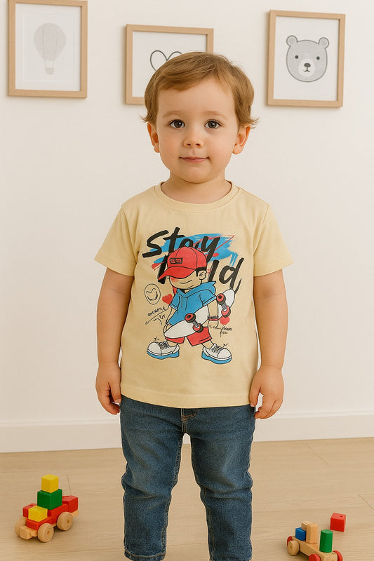 Stay Wild - Boys Graphic T-Shirt