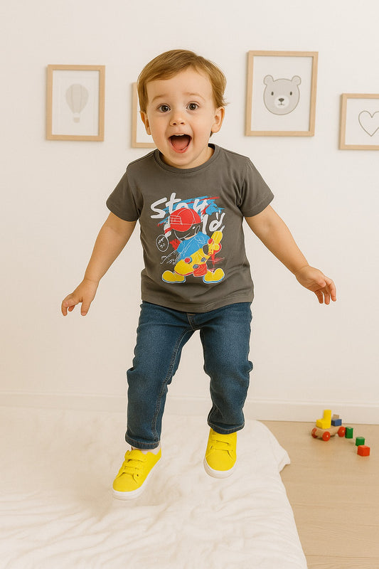 Stay Wild - Boys Graphic T-Shirt