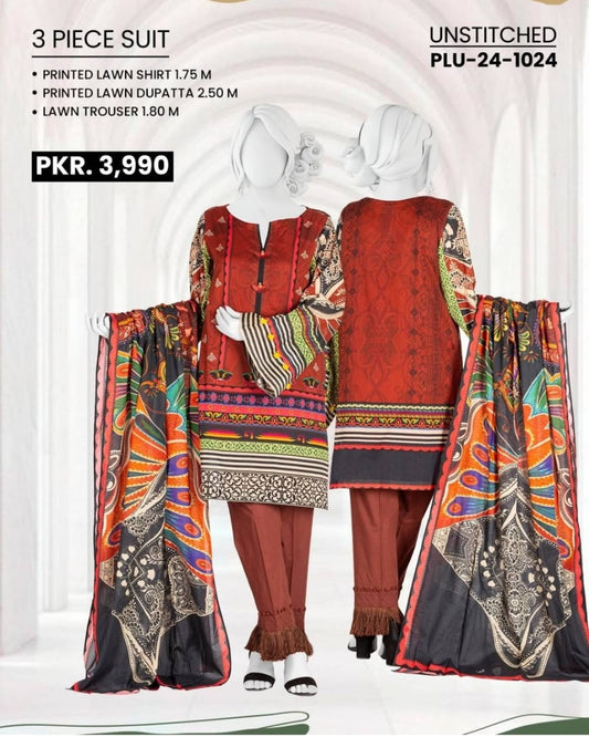 Panjnad by J. – Unstitched 3-Piece Suit