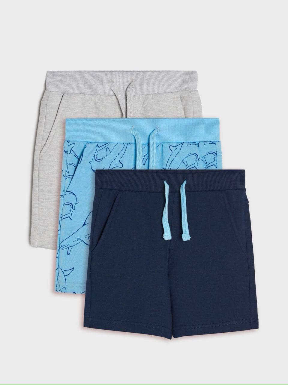 Boys' 3-Pack Cotton Knit Shorts