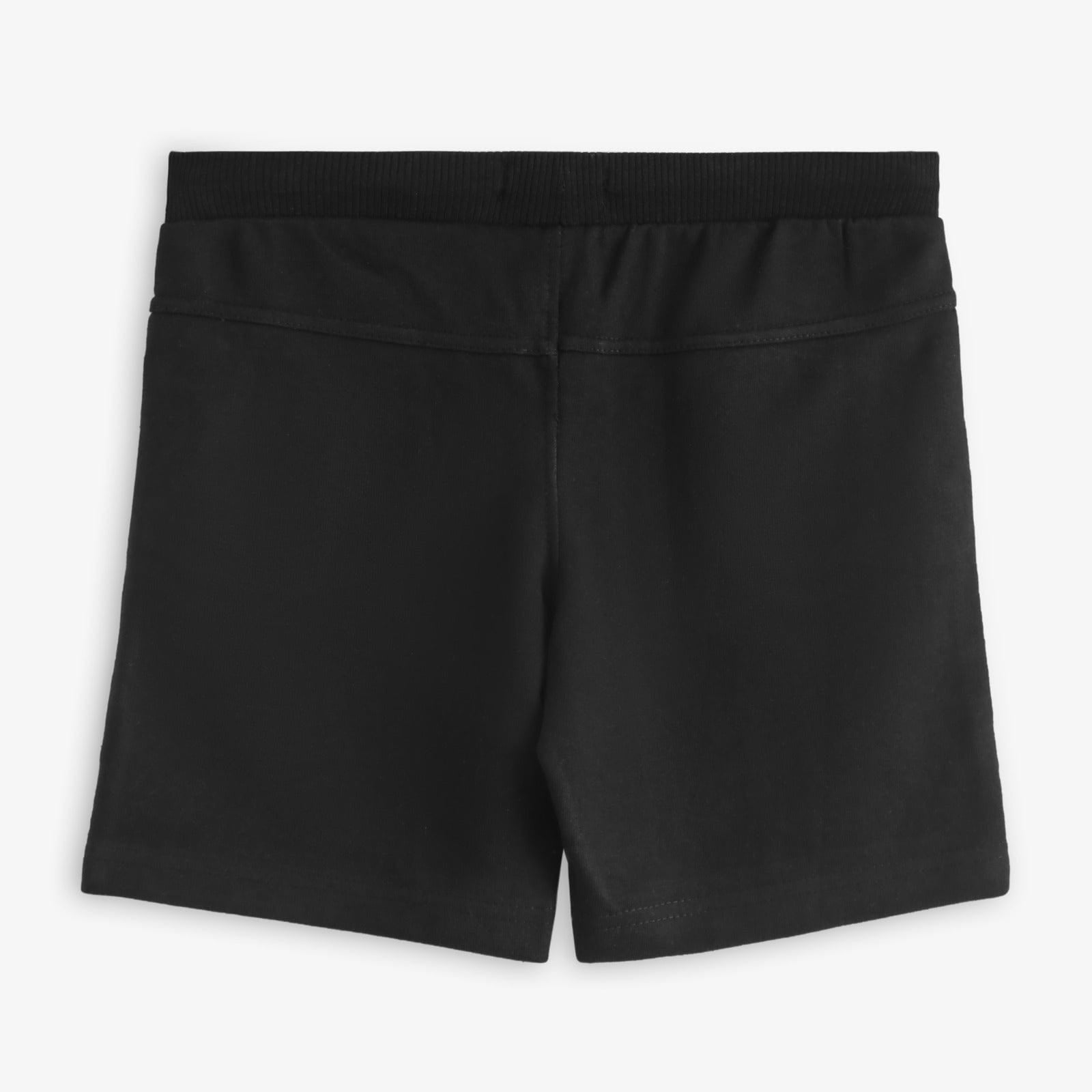 Boys' 2-Pack Jersey Knit Shorts – Tiger Print & Solid Black