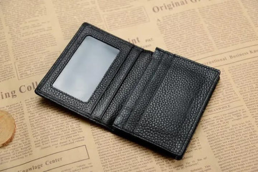 Premium Black Leather Wallet – Slim & Stylish