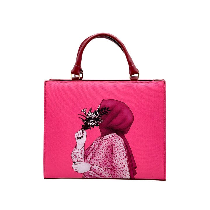 Hijab Girl Canvas Tote Bag – Stylish, Durable & Versatile