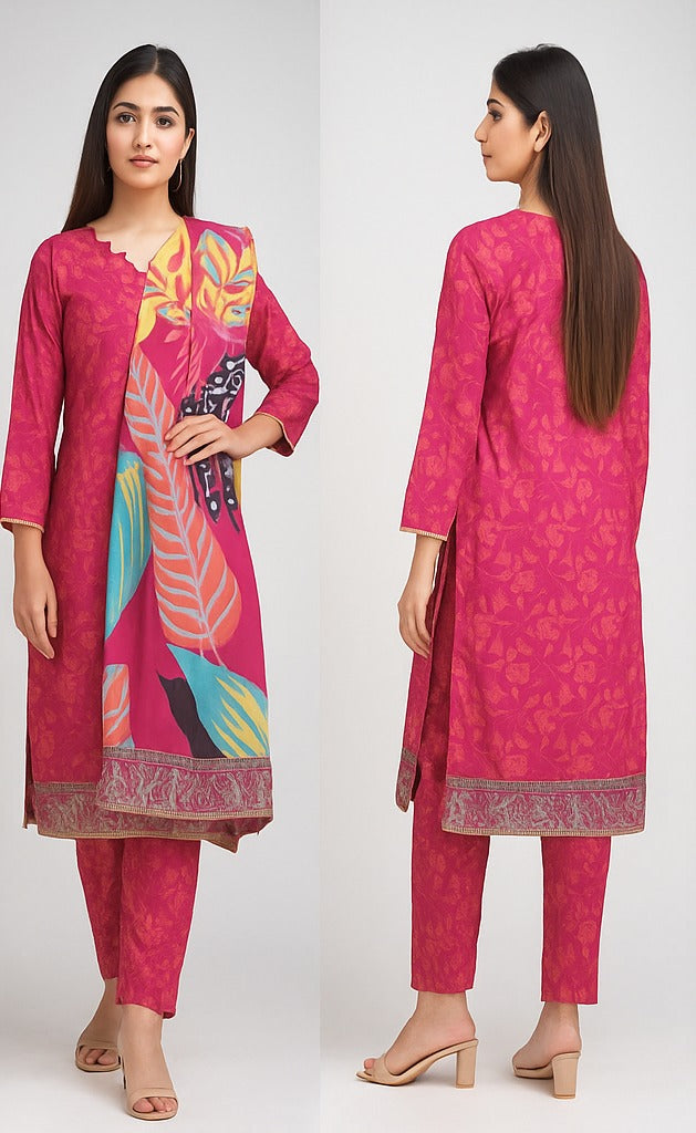 Sana Safinaz 3-Piece Stitched Lawn Suit