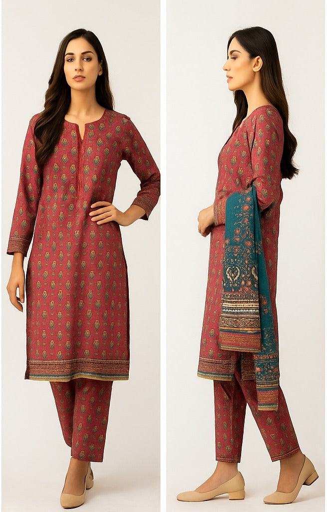 Sana Safinaz 3-Piece Stitched Lawn Suit