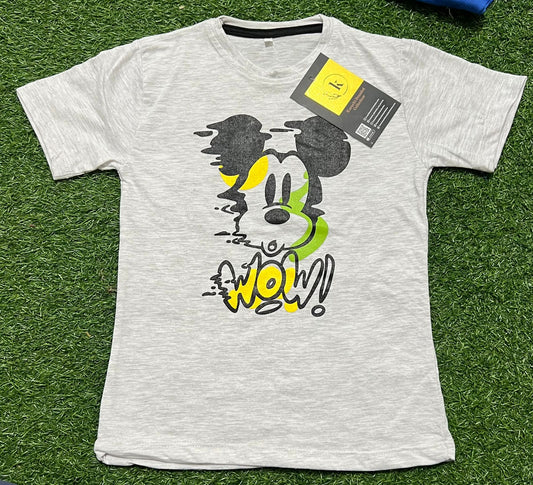Kids Wow Panda graphic Short Sleeve T-Shirt – For Kids