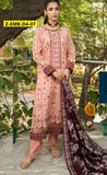 Zesh Cut Work Embroidered 3 Piece Unstitched Suit