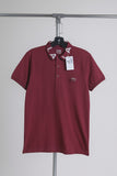Lacoste Polo Shirt with Signature Lettered Collar