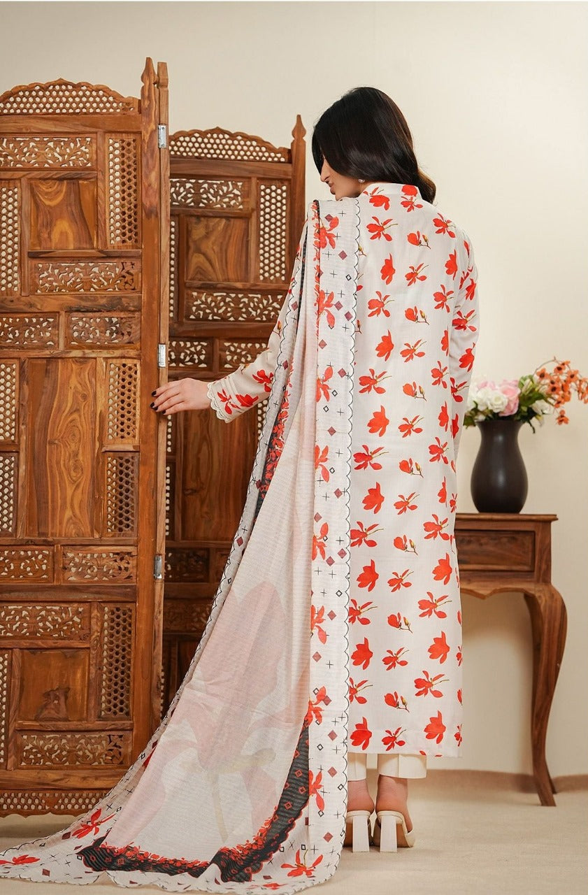 Nikhar by Meerab - Spring Summer 3-Piece Unstitched Lawn Suit