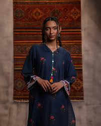Zellbury Printed Khaddar Kurta