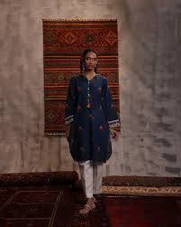 Zellbury Printed Khaddar Kurta