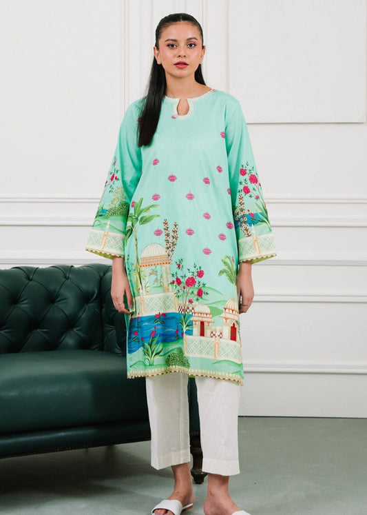 Zellbury Lawn Embroidered Kurta