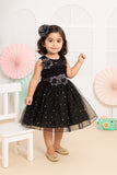 Elegant Party Frock for Girls (With Tights)