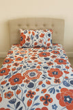 Single Bedsheet with Pillow Cover ( Export Quality )