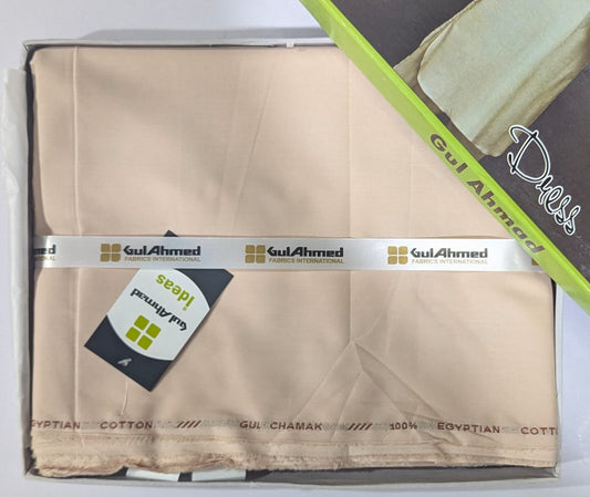 Gul Ahmed Unstitched Egyptian Cotton Fabric