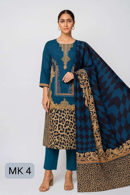 Mix Brand Khaddar 3-Piece