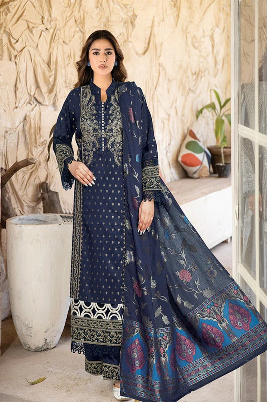 Zaib un Nisa by Johra – Embroidered Jacquard Lawn