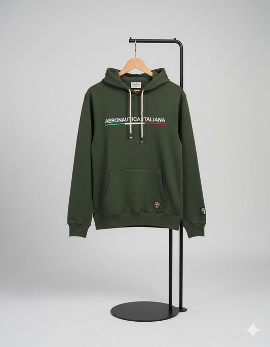 Men’s Navy Aeronautica Italiana Hoodie – Premium Comfort, Distinctive Style