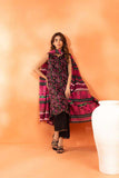 Al Karam Printed Khaddar Unstitched 3-Piece