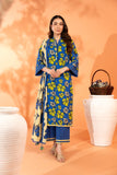 Al Karam Printed Khaddar Unstitched 3-Piece