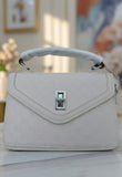 Elegant Embossed Leather Handbag
