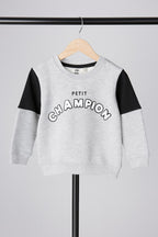 Petit Champion” Grey Sweatshirt