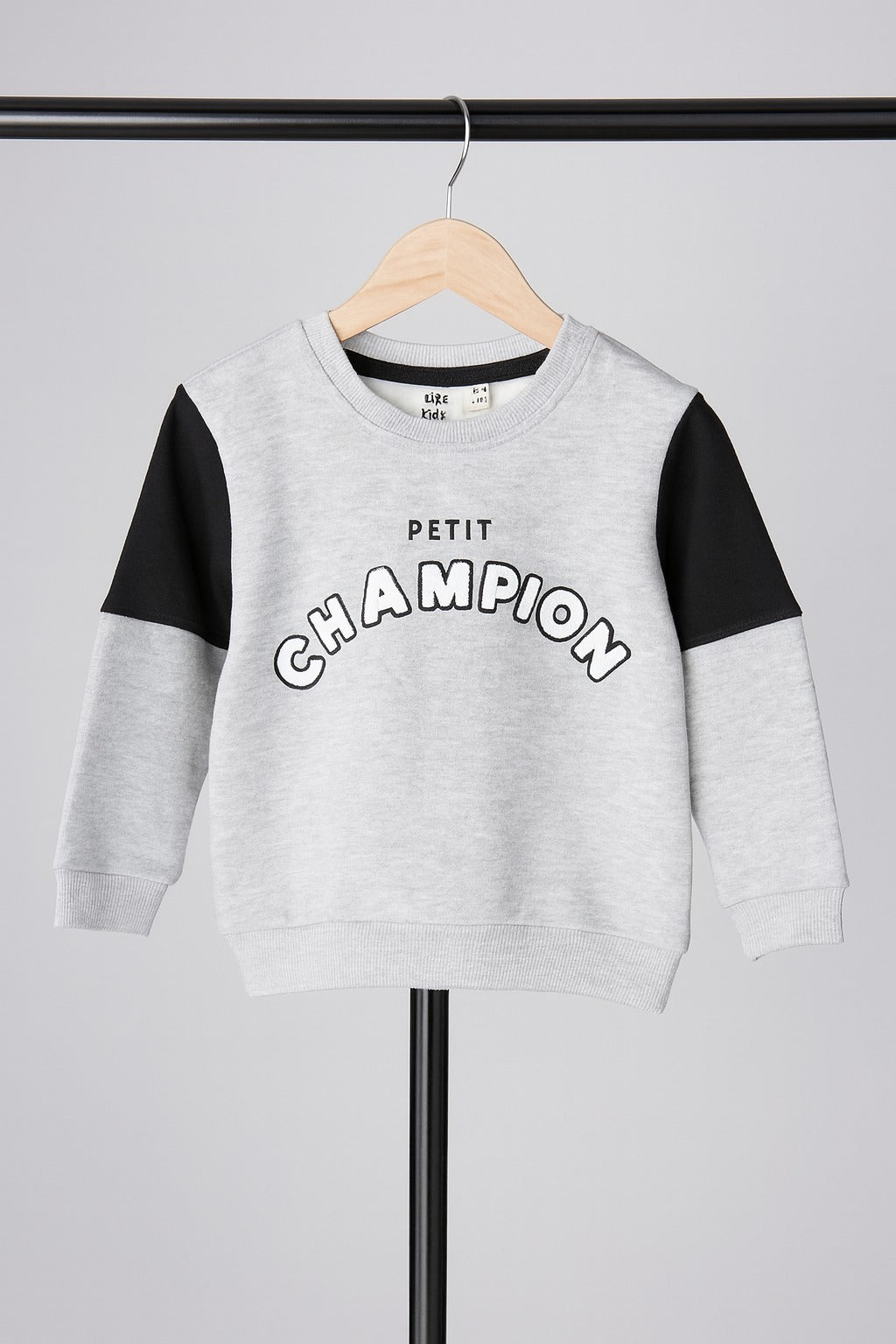 Petit Champion” Grey Sweatshirt