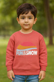 Red “Fun & Snow” Sweatshirt