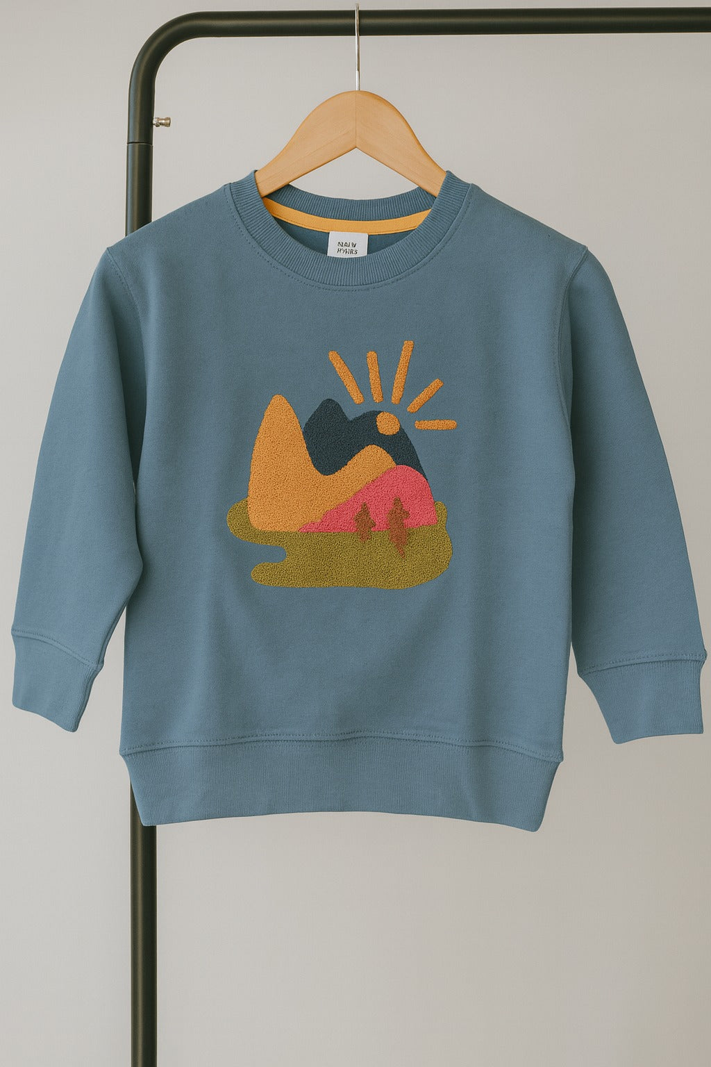 Blue Scenic Mountain Sweatshirt
