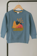 Blue Scenic Mountain Sweatshirt