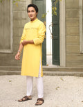 Casual Kurta For Teens With Screen Printing On Front