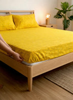 Bed Fitted Cover by GAP (Double) with 2 Pillow Covers