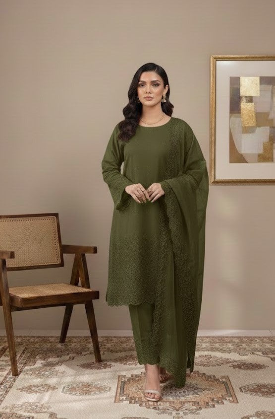 BILAL MUSA ARTS VOL-11 3PC EMBROIDERED LAWN