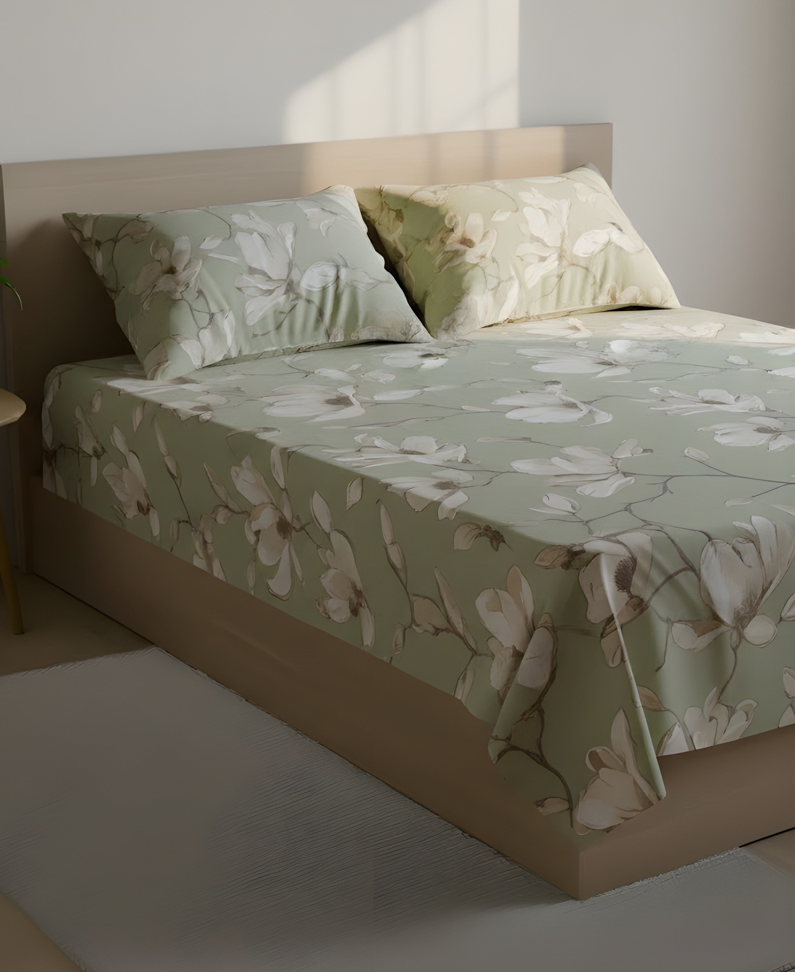 King Size Cotton Bedsheet By KBC – Elegant Comfort for Everyday Luxury